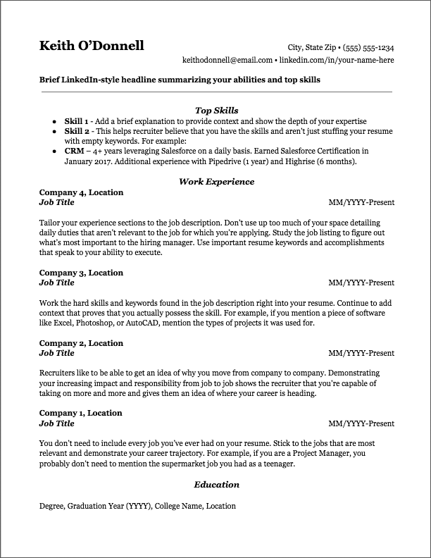 Mid-level Accountant Resume Sample | Kickresume