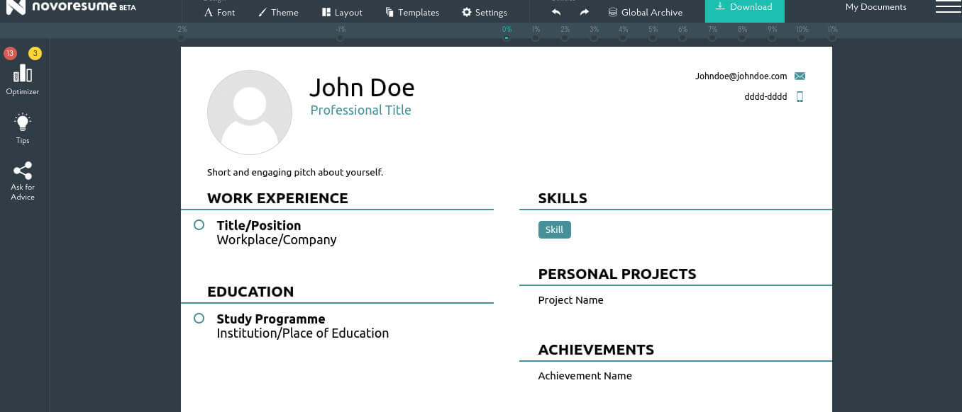 resume builders jobscan