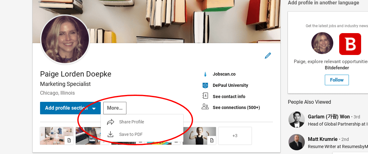 How To Download A Resume From Linkedin Jobscan