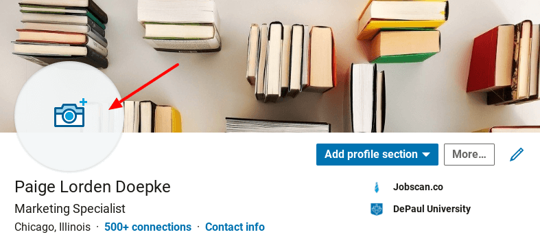 how to change your linkedin profile picture visual