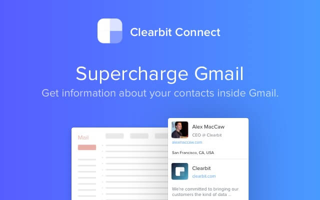 Clearbit is a great gmail extension for career networking and job search.