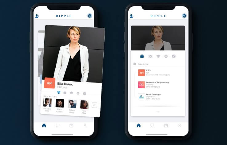 Ripple is a great app for career networking and job search.
