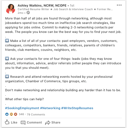 Ashley Watkins on LinkedIn