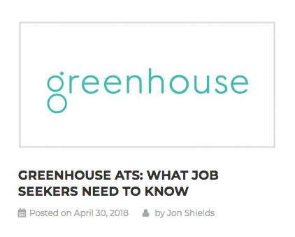 Read more about Greenhouse ATS for Job Seekers.