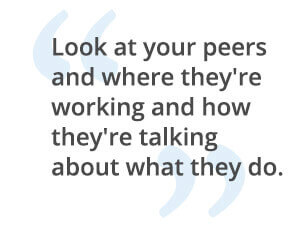 Look at your peers when facing age discrimination.