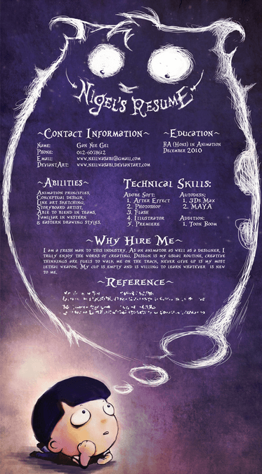 Scary resume