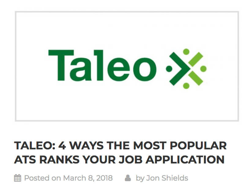 Learn more about one of the top applicant tracking systems, Taleo.